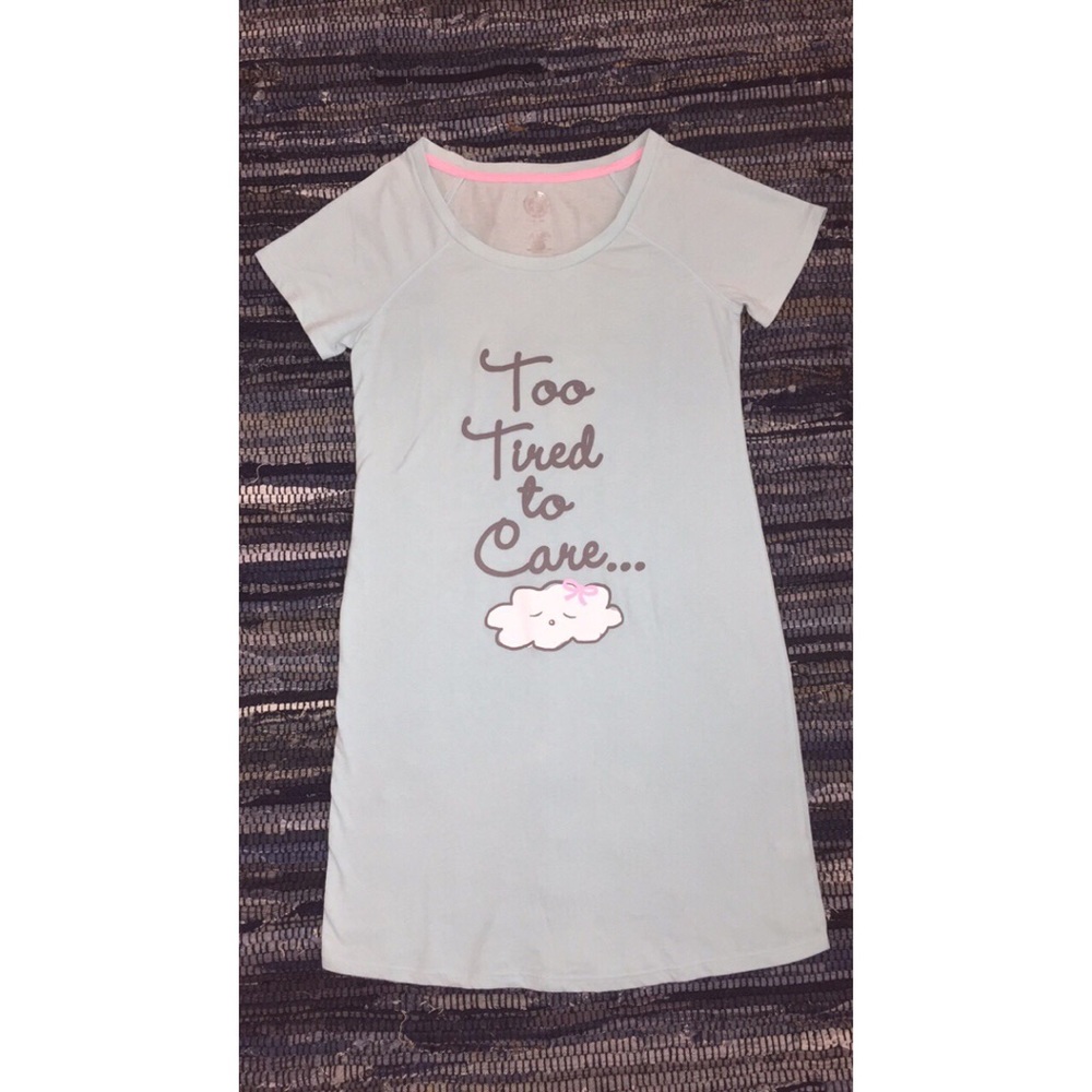 Pajama Tee Shirt Dress